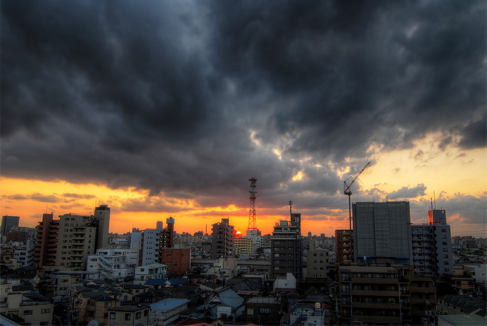 tokyo sunset